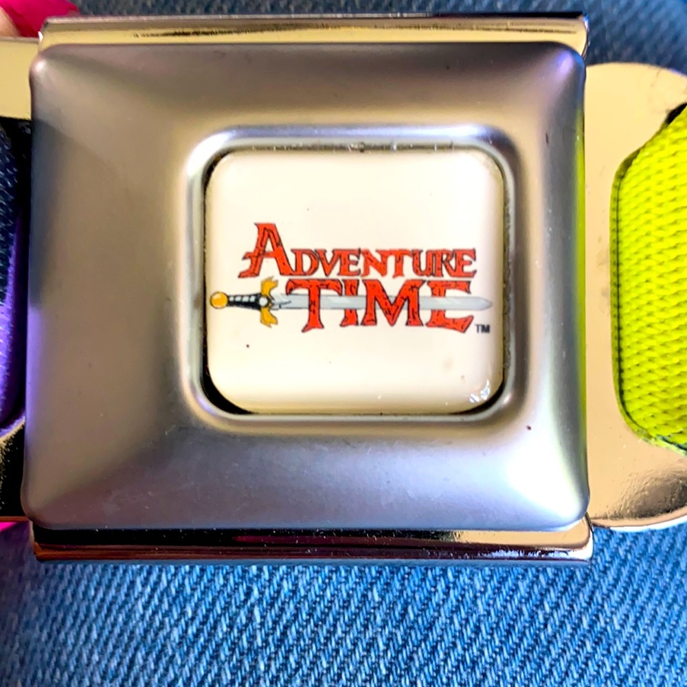 ADVENTURE TIME BELT WITH BELT BUCKLE